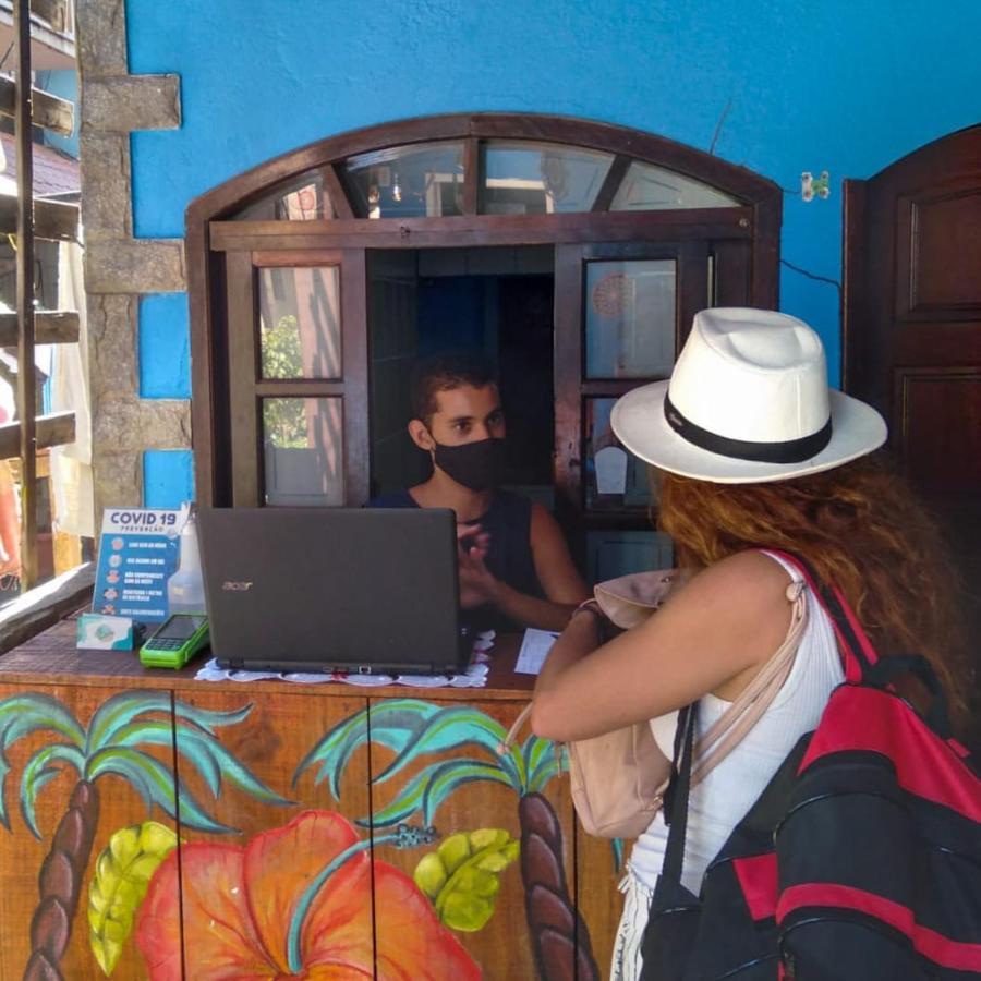 Hostel E Pousada Blue Lagoon إلها غراندي المظهر الخارجي الصورة